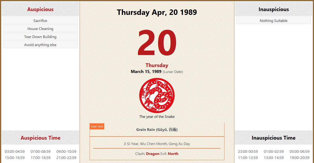 april-20-1989-almanac-calendar-auspicious-inauspicious-events-and